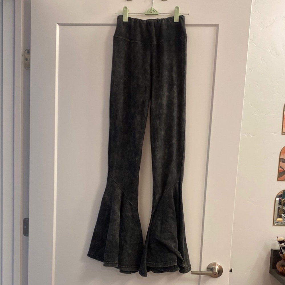 Black Flared Pants